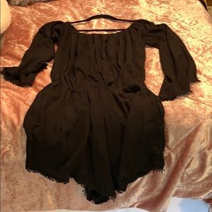 romper w long sleeves